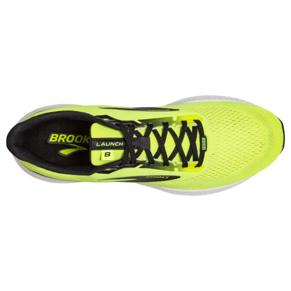 Brooks Launch 8 Men's Road Running Shoes Yellow / Black / White | USA-348057