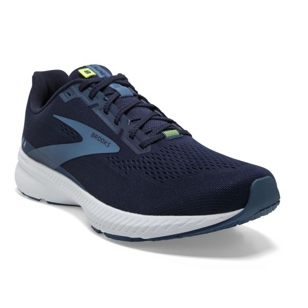 Brooks Launch 8 Men's Road Running Shoes Navy / Blue / White | USA-954602