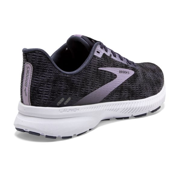 Brooks Launch 8 Women's Road Running Shoes Black / Purple / White | USA-147806