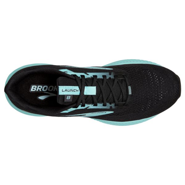 Brooks Launch 8 Women's Road Running Shoes Black / Blue | USA-268039