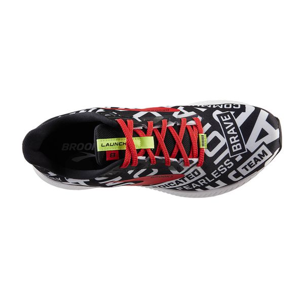 Brooks Launch 8 Women's Road Running Shoes Black / Red / White | USA-327891