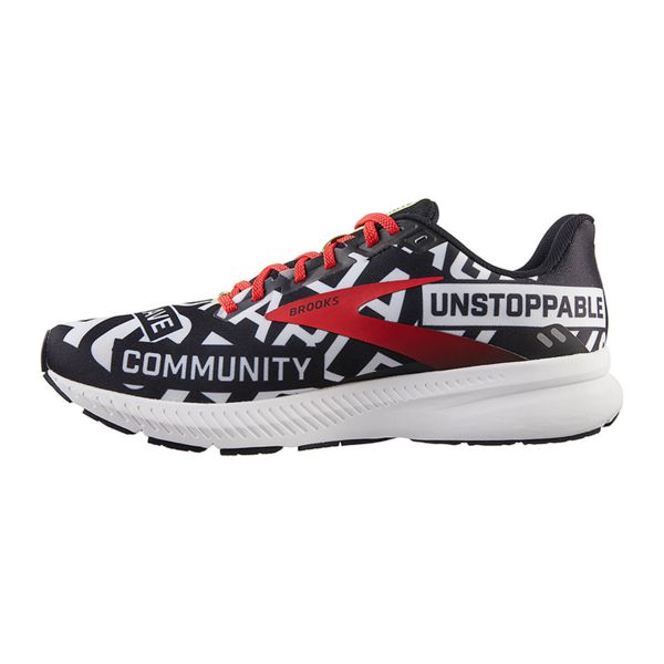 Brooks Launch 8 Women's Road Running Shoes Black / Red / White | USA-327891