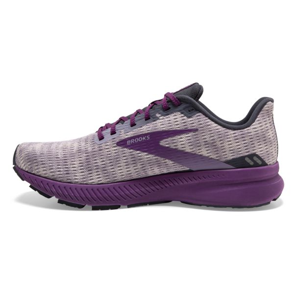 Brooks Launch 8 Women's Road Running Shoes Grey / Purple | USA-836194