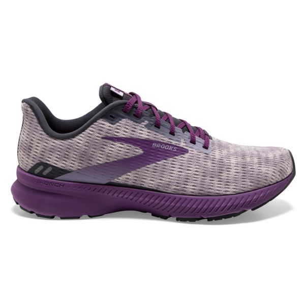 Brooks Launch 8 Women\'s Road Running Shoes Grey / Purple | USA-836194