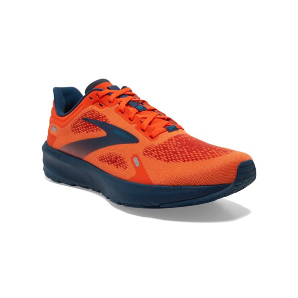 Brooks Launch 9 Men's Road Running Shoes Orange / Navy | USA-560894