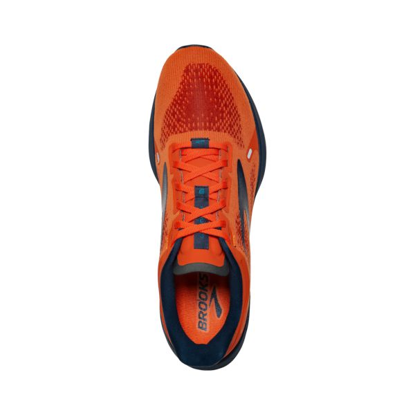 Brooks Launch 9 Men's Road Running Shoes Orange / Navy | USA-560894