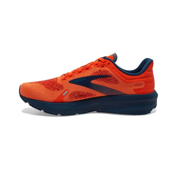 Brooks Launch 9 Men's Road Running Shoes Orange / Navy | USA-560894