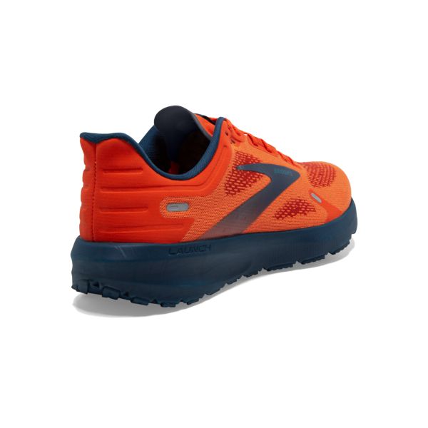 Brooks Launch 9 Men's Road Running Shoes Orange / Navy | USA-560894