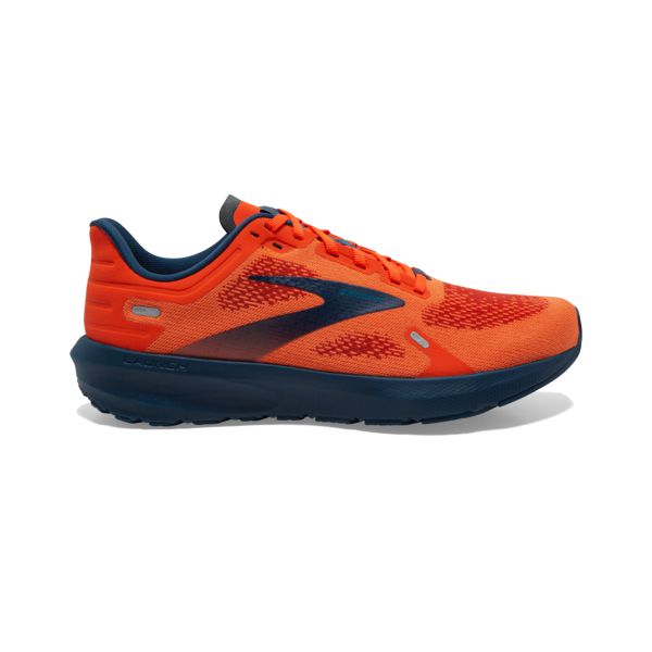 Brooks Launch 9 Men\'s Road Running Shoes Orange / Navy | USA-560894