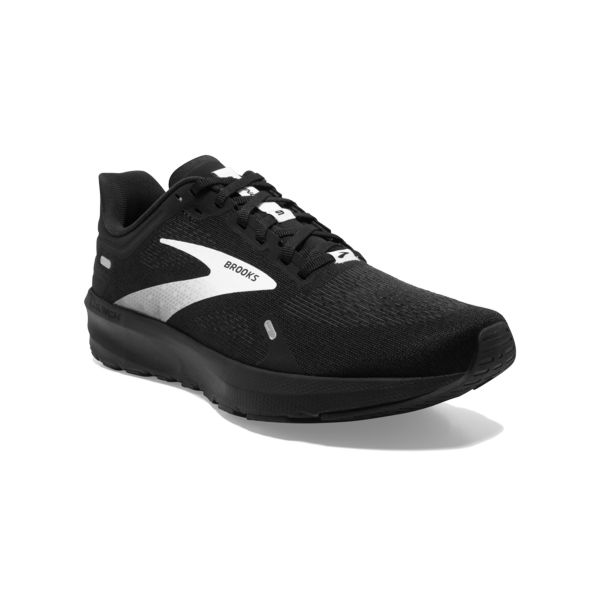 Brooks Launch 9 Men's Road Running Shoes Black / White | USA-654237