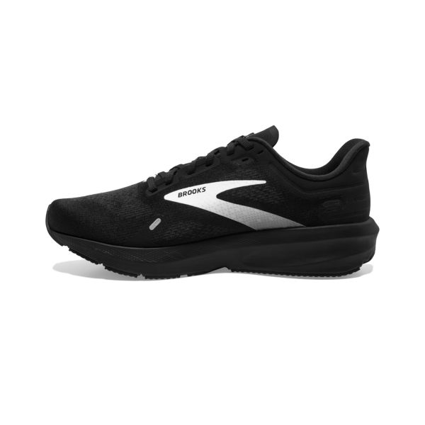 Brooks Launch 9 Men's Road Running Shoes Black / White | USA-654237