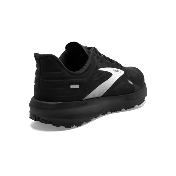 Brooks Launch 9 Men's Road Running Shoes Black / White | USA-654237