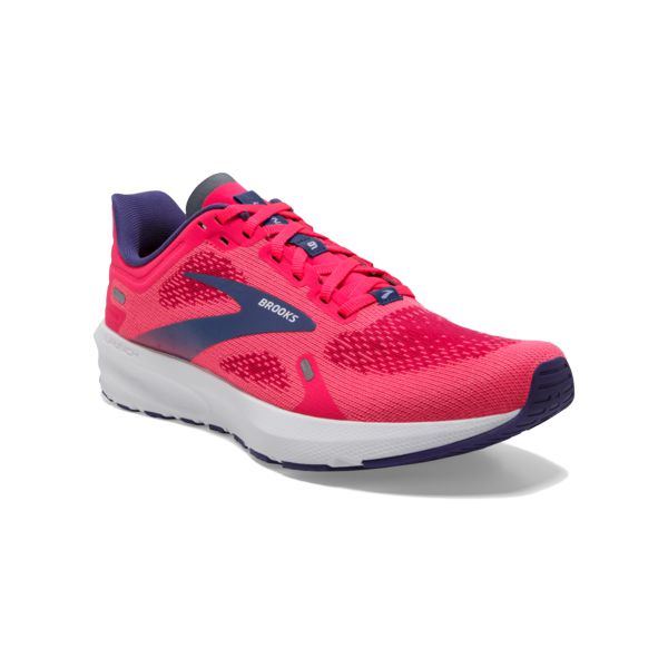 Brooks Launch 9 Women's Road Running Shoes Pink / Blue / White | USA-243807