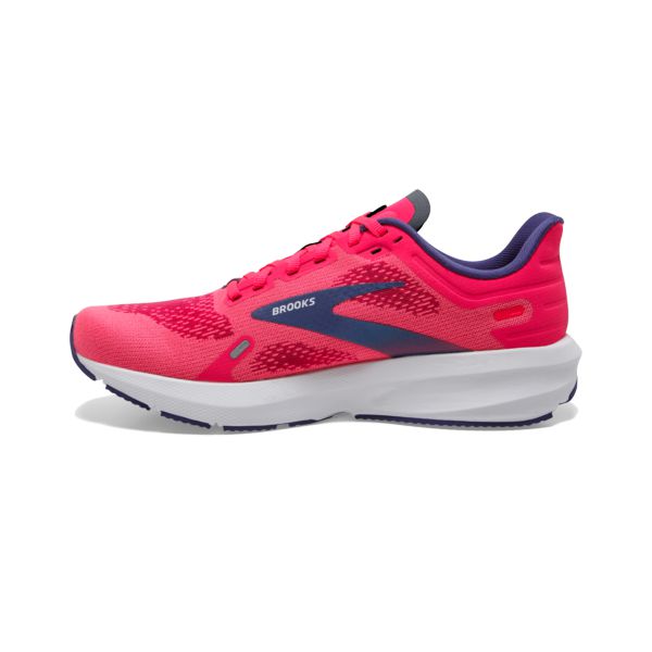 Brooks Launch 9 Women's Road Running Shoes Pink / Blue / White | USA-243807