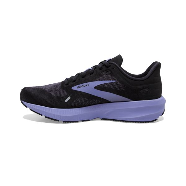 Brooks Launch 9 Women's Road Running Shoes Black / Purple | USA-873691