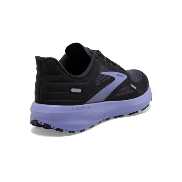 Brooks Launch 9 Women's Road Running Shoes Black / Purple | USA-873691