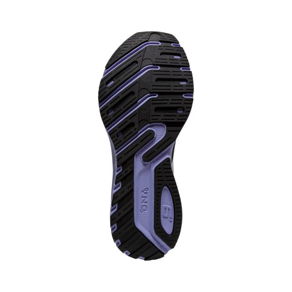 Brooks Launch 9 Women's Road Running Shoes Black / Purple | USA-873691