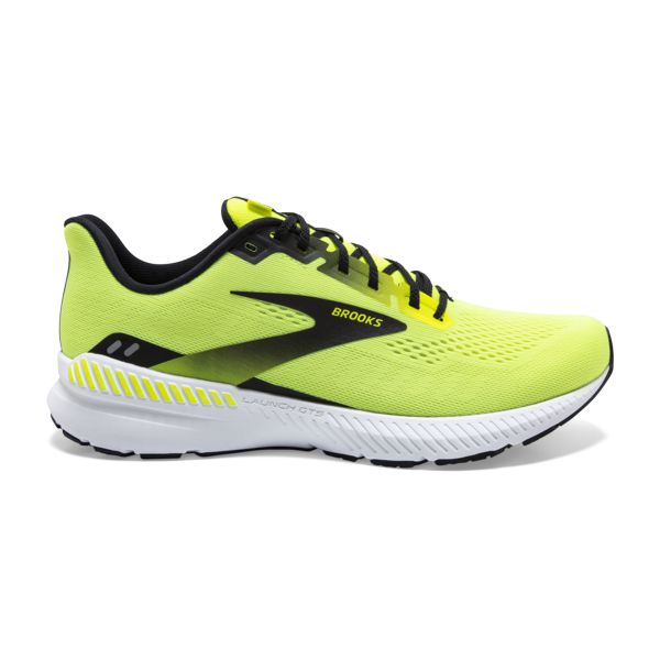 Brooks Launch GTS 8 Men\'s Road Running Shoes Yellow / Black / White | USA-357210