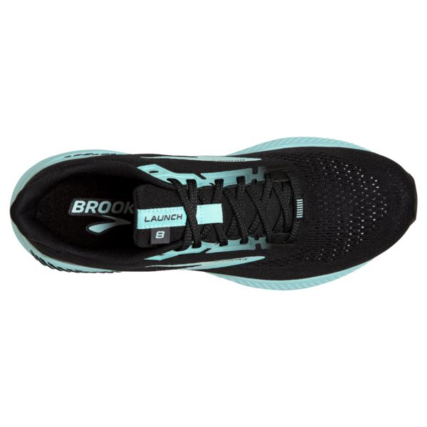 Brooks Launch GTS 8 Women's Road Running Shoes Black / Blue | USA-340127