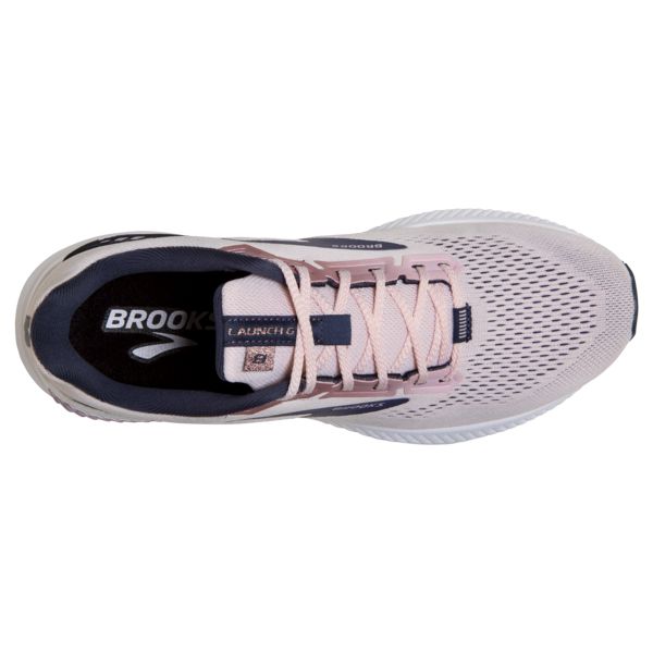 Brooks Launch GTS 8 Women's Road Running Shoes Pink / Navy / White | USA-572481