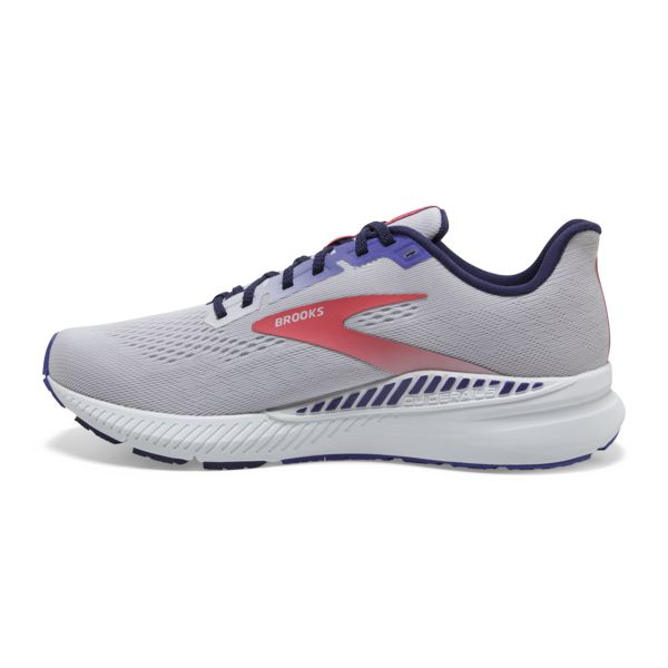 Brooks Launch GTS 8 Women's Road Running Shoes Grey / Purple / Coral | USA-615372