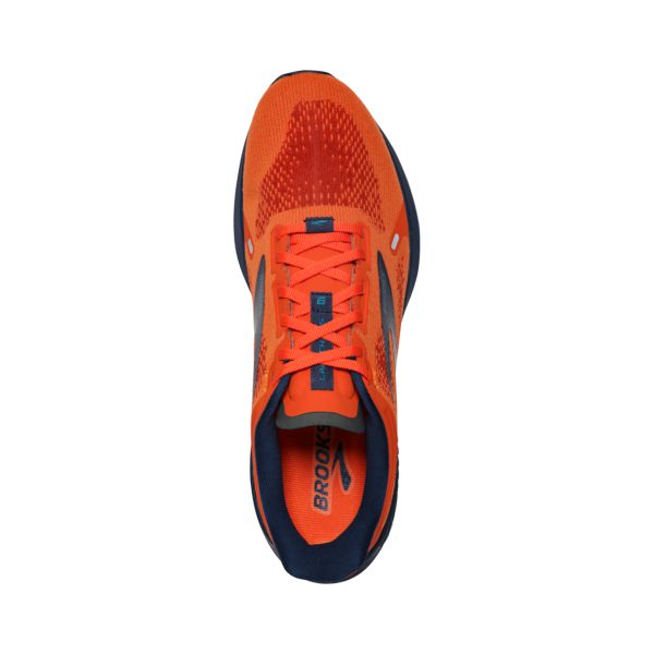 Brooks Launch GTS 9 Men's Road Running Shoes Orange / Navy | USA-159046