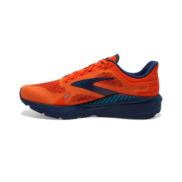 Brooks Launch GTS 9 Men's Road Running Shoes Orange / Navy | USA-159046