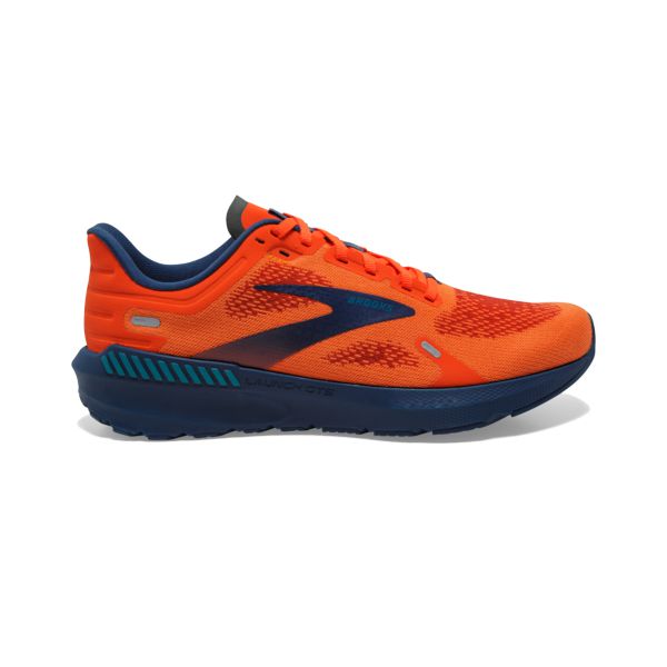 Brooks Launch GTS 9 Men\'s Road Running Shoes Orange / Navy | USA-159046