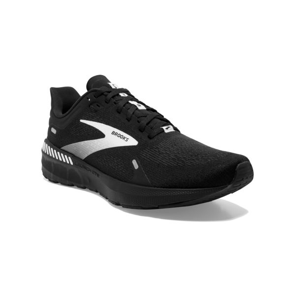 Brooks Launch GTS 9 Men's Road Running Shoes Black / White | USA-860172