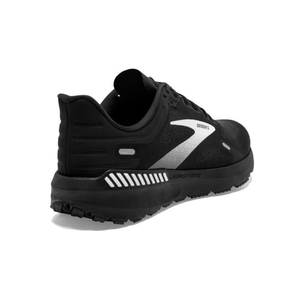 Brooks Launch GTS 9 Men's Road Running Shoes Black / White | USA-860172