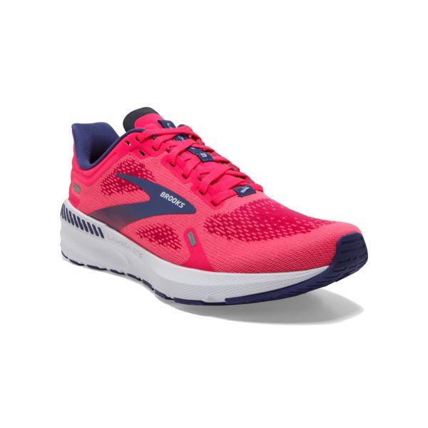 Brooks Launch GTS 9 Women's Road Running Shoes Pink / Blue / White | USA-486702