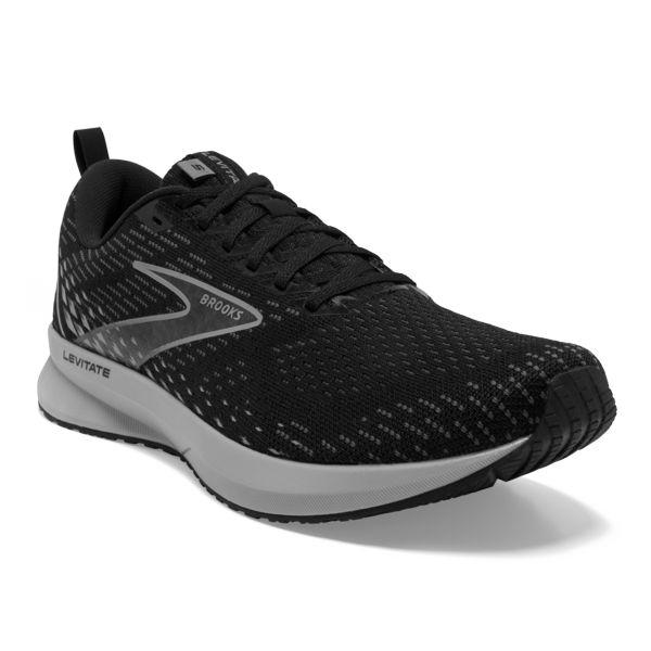 Brooks Levitate 5 Men's Road Running Shoes Black / Grey | USA-105384