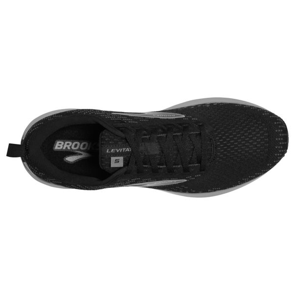 Brooks Levitate 5 Men's Road Running Shoes Black / Grey | USA-105384