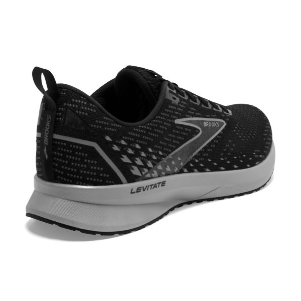 Brooks Levitate 5 Men's Road Running Shoes Black / Grey | USA-105384