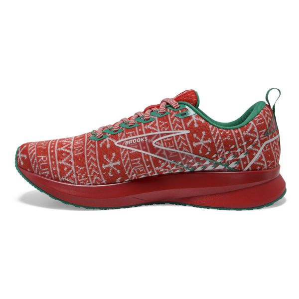 Brooks Levitate 5 Men's Road Running Shoes Red / White / Green | USA-753628