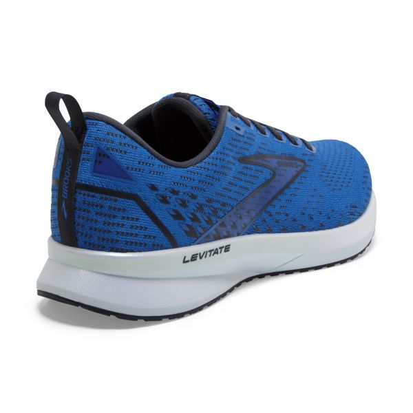 Brooks Levitate 5 Men's Road Running Shoes Blue / Black / White | USA-854239