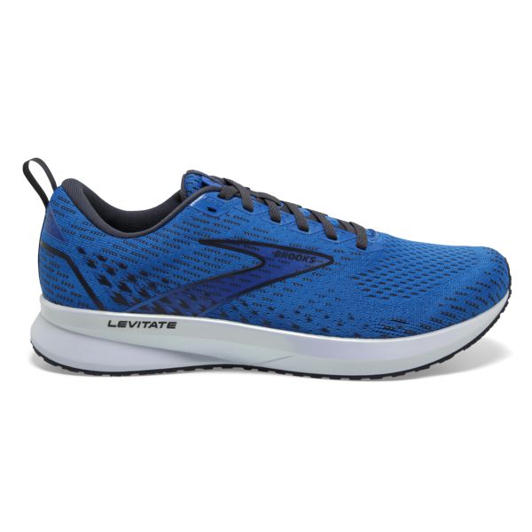 Brooks Levitate 5 Men\'s Road Running Shoes Blue / Black / White | USA-854239