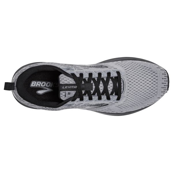 Brooks Levitate 5 Men's Road Running Shoes Grey / Black | USA-860391