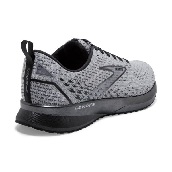 Brooks Levitate 5 Men's Road Running Shoes Grey / Black | USA-860391