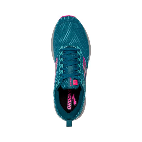 Brooks Levitate 5 Women's Road Running Shoes Blue / Pink / Grey | USA-429371