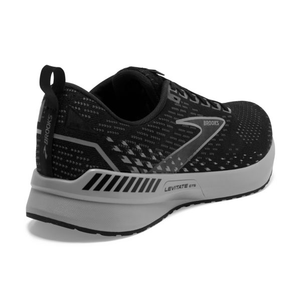 Brooks Levitate GTS 5 Men's Road Running Shoes Black / Grey | USA-560832