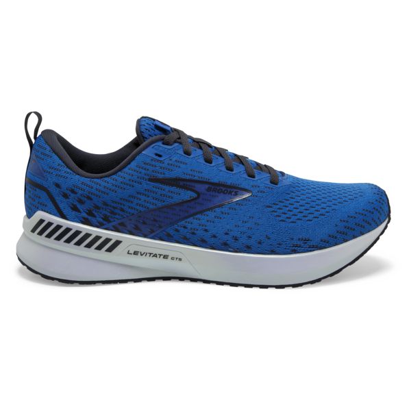 Brooks Levitate GTS 5 Men\'s Road Running Shoes Blue / Black / White | USA-921463