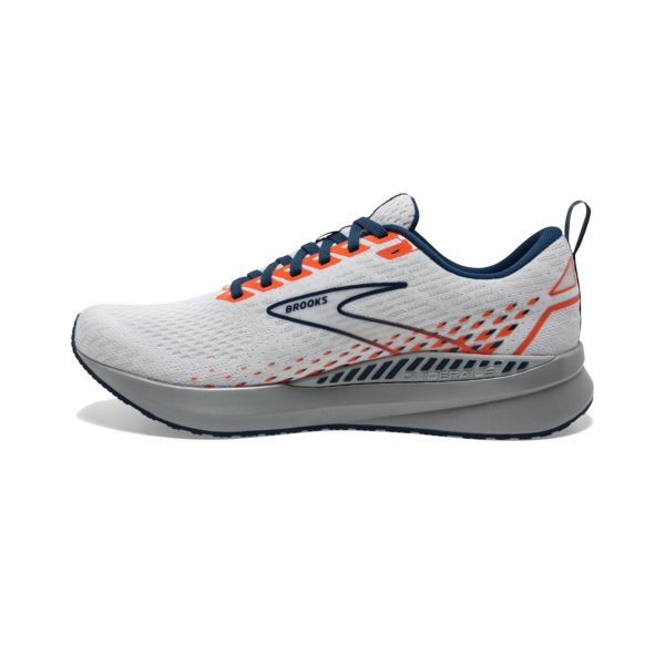 Brooks Levitate GTS 5 Men's Road Running Shoes White / Blue / Orange | USA-98754