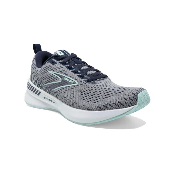 Brooks Levitate GTS 5 Women's Road Running Shoes Grey / Navy / White | USA-126978