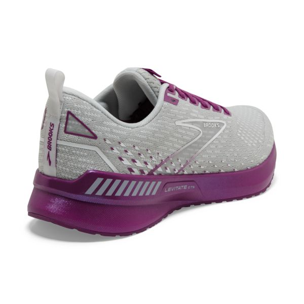 Brooks Levitate GTS 5 Women's Road Running Shoes Grey / Purple | USA-793652