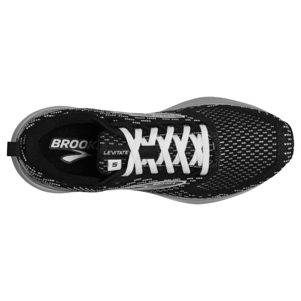 Brooks Levitate GTS 5 Women's Road Running Shoes Black / Grey / White | USA-950263