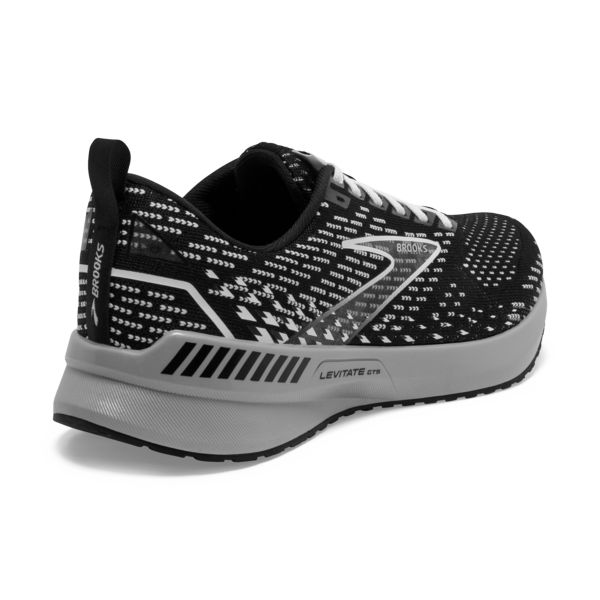 Brooks Levitate GTS 5 Women's Road Running Shoes Black / Grey / White | USA-950263