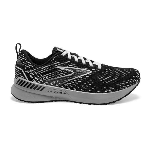 Brooks Levitate GTS 5 Women\'s Road Running Shoes Black / Grey / White | USA-950263