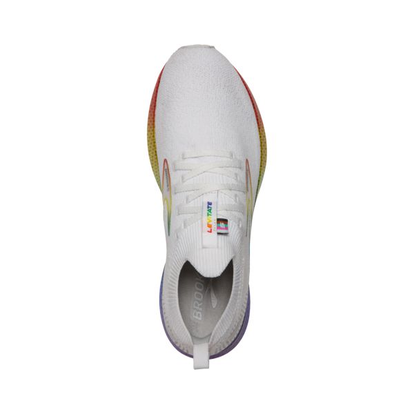 Brooks Levitate StealthFit 5 Men's Road Running Shoes White / Multicolor | USA-236591