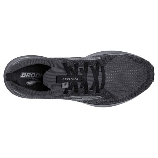 Brooks Levitate StealthFit 5 Men's Road Running Shoes Black / Grey | USA-45768